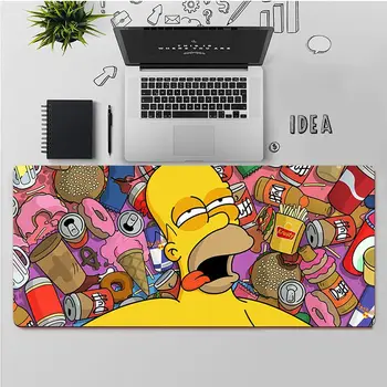 FHNBLJ Høj Kvalitet Sjove Homer J. Simpson Låsning Kant musemåtte Spil Gummi Computer Gaming musemåtte