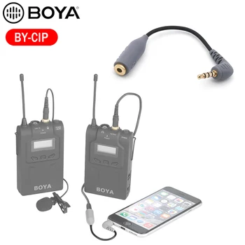 BOYA Mikrofon AF-CIP2 TRRS TRS-Kabel-Adapter 3,5 mm til mic iPad, iPod Touch, iPhone VED-WM8 AF-WM6 AF-WM5 Mikrofon Tilbehør