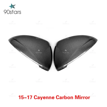 For Porsche Cayenne 957 958 Carbon Fiber Fast View Mirror Cover 2011-2020 for Cayenne 958 kulfiber Side Caps Tilføje Stil