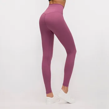 Nepoagym UDFORSKE XXS Til XL-Plus-Size Kvinder Yoga Leggings med Høj Talje Sport Leggings Nøgen Føler Yoga Bukser