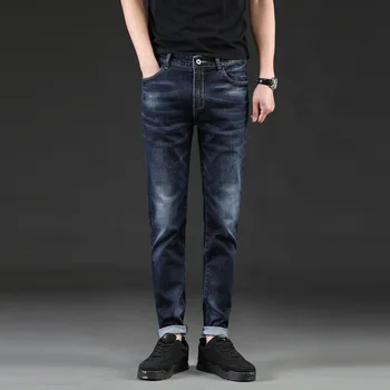 Icpans Jeans Mænd Strækning Lige Lommer Solid Casual Gloria Jeans Mænd 2018 Mærke af Denim Tøj Mænds Jeans til Størrelse 42 44 46