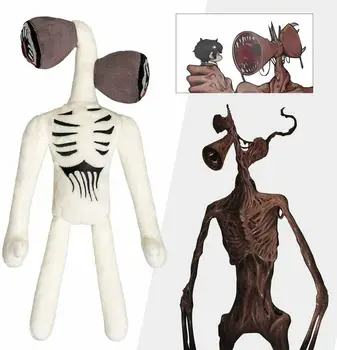 40cm Sirene Hoved Plys Legetøj, Film, Spil Sirenhead Action Figur Animationsfilm Plushie Horror Model Udstoppet Dukke Legetøj til Børn Fødselsdagsgave