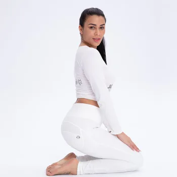 Melodi 2020 Sexede Kvinder Forme Yoga Bukser Hvid Super Højtaljede Yoga Bukser, Strik, Yoga Bukser Strækbar Hud-Stramme Leggings