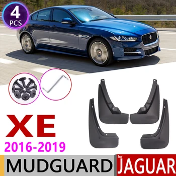 4 PCA Foran Bagerste Bil Stænklapper for Jaguar XE 2016 2017 2018 2019 Fender Mudder Klapper Vagt Stænk Klap Stænkskærme Tilbehør