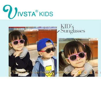 IVSTA Pilot Kids Solbriller Drenge Solbriller til Børn Piger Solbriller Børn Sol Briller UV400 Polariserede Linser HD-843