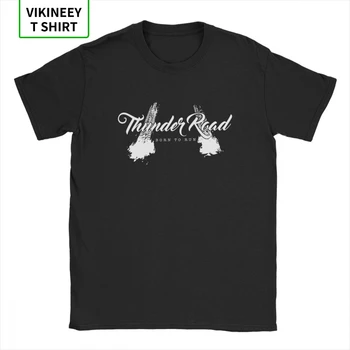 Thunder Road Dæk T-Shirt Mænd Bruce Springsteen Rock Musik Gave Toppe, Korte Ærmer Nyhed T-Shirt Med O Hals Bomuld T-Shirts Plus Størrelse