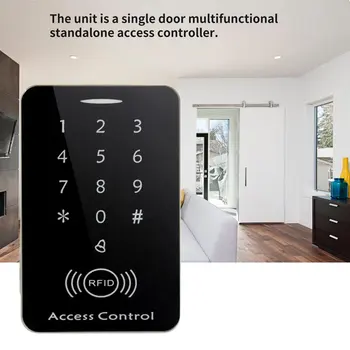 LESHP RFID selvstændig adgangskontrol kortlæser med digitale tastatur+10 TK4100 nøgler til bolig/lejlighed/fabrik secure system