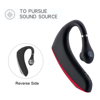 Trådløse Headset Bluetooth 5.0 Hovedtelefoner Audio Headset Øretelefoner, Hovedtelefoner Håndfri Gamer Musik, Støj Annullering Hovedtelefoner
