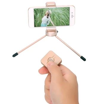 Bluetooth-Knappen På Fjernbetjeningen For Trådløse Lukker Controller Selfie Kamera Rocker Udgivelse Telefon Monopod Selfie
