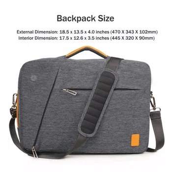 GEARMAX/WIWU vandtæt Nylon Laptop Backpack 14 15 Multi-funktionel Rygsæk Mode Notebook Taske 15.6 Mænd Rygsække