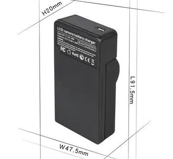 Batteri Oplader til Sony Cyber-shot DSC-W510, W610, W620, W630, W650, W670, W690, W710, W730, W800, W810, W830 Digital Kamera