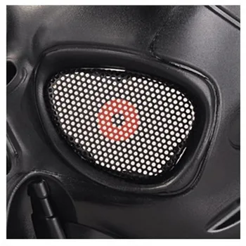 Airsoft Metal Beskyttende Maske Terminator Kraniet Taktiske Full Face-Maske Militær Hær Paintball CS Wargame Beskyttelse Masker