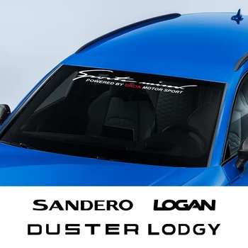 Bil Foran Bag Forruden Motorsport Mærkat For Dacia Duster 1.0 Tce Turbo GPL Logan Sandero R4 Xplore Lodgy Auto Tilbehør