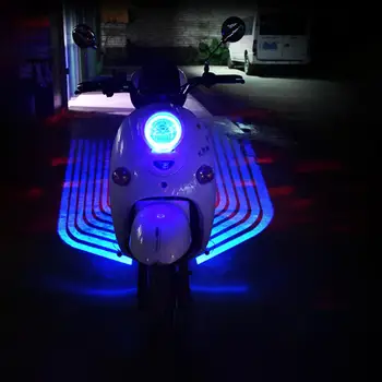 2stk Motorcykler Led-Lys 9-60v 5w Velkommen Lampe Til Motorcykler englevinger Omgivende Lys, Dekorative blinklyset Lyser