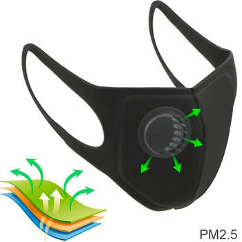 5Pcs Støv Maske, Filter, Anti PM2.5 Luftforurening Munden Ansigtsmaske Vinter Anti Støv Carbon Indsætte Vasket Genanvendelige Masker Mænd Kvinder