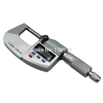 0-25mm 0.001 mm IP65 Vandtæt Digital Mikrometer 25mm udvendigt mikrometer Tykkelse tykkelse måle Elektroniske mikrometer