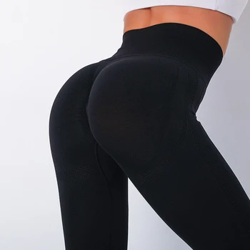 Høj Talje Problemfri Kvinder Yoga Bukser Boble Butt Push Up Sport, Leggings Fitness Trænings-Og Kompressions Tights Træning Kører Bukser