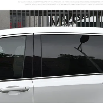 Bil Center Søjle Sticker Carbon Fiber Mønster B Søjle Mærkat For Honda CR-V CRV 2017 2018 2019 2020 Bil Tilbehør