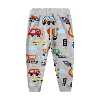 Hoppe Meter Efteråret Drenge Sweatshirt + Sweatpants med Cars Print Mode, Børn Tøj Hot Børn Toppe