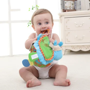 2021 Baby Rangler Legetøj Søde Æsel Dyr Klud Bog For Småbørn Læring Tidlig Uddannelse Legetøj Julegave