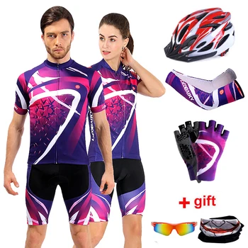 Cykling Jersey Sæt Mænd Sommeren Pro Team 2020 Mountainbike Beklædning Mtb Bære Cykel Tøj Kvinder Cykling Sæt Korte Ærmer Mand