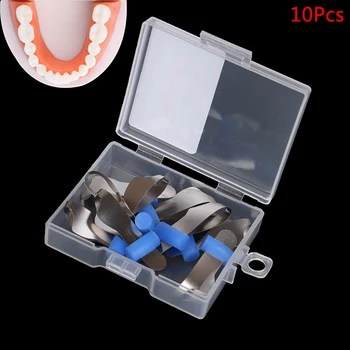 Nye Tandlæge Twin Anterior Matricer Dental Ortodontisk Sectional Design Metal Matrice Polyester Matrice Tandlæge Matrix Materiale