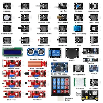 45 i 1 Sensorer Moduler Bedre End 37in1 Sensor Diy Starter Kit Til Arduino UNO R3