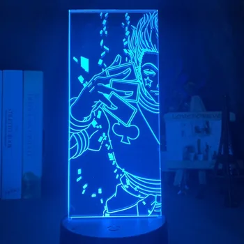Akryl 3d-animationsfilm lampe Led Nat Lys Farve Skiftende Nightlight for Kids Soveværelse Dekoration Lys Animationsfilm Lampe Gave Dropshipping