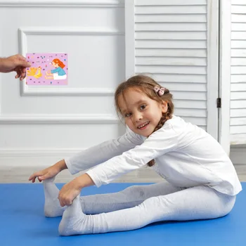Familie Yoga Spil Kognitive Yogi Kort Baby Trænings-og Forælder-barn Interaktive Oplysning Spil, Kort, Legetøj