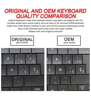 Baggrundslys laptop tastatur UX490 spansk for ASUS ZenBook 3 Deluxe-UX490 UX490CA UX490UA Spanien SP blå kb gule nøgler SN2561BL2