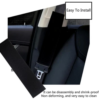 Bilen Sikkerhedssele Shoulder Pad Komfortabel Kørsel Sikkerhedssele For Hyundai solaris accent i30 ix35 i20 elantra santa fe tucson getz