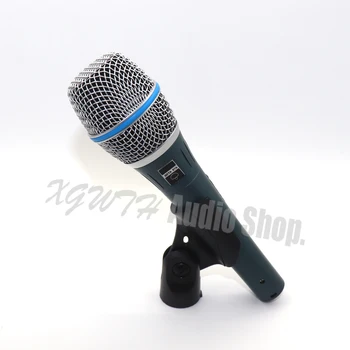 Professionel Supercardioid Dynamisk Kabel Håndholdte Karaoke Mikrofon BETA87A med Mic Mic Stå Box Pakke