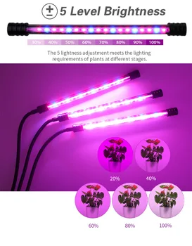 Usb Voksende Lamper LED vækst Lys AC85-265V Fulde Spektrum Anlæg Belysning Fitolampy F eller Planter, Blomster Sætteplante Dyrkning