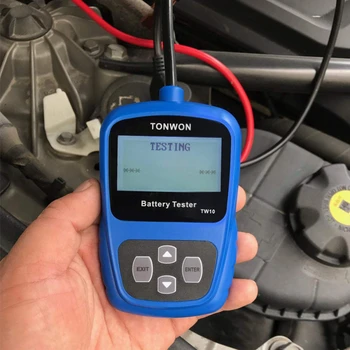 TONWON TW10 Universal 12V Bil Batteriet System Tester TONWON 10 Auto Batteri Spænding Meter Køretøj Analyzer OBD2 læsere kode