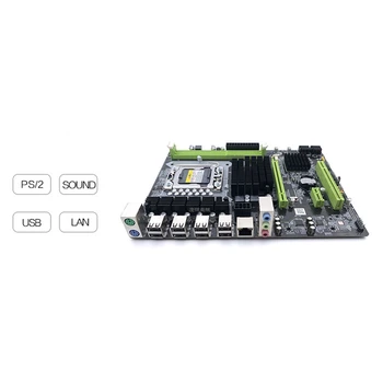 For X58 PRO D3 Bundkort Understøtter 1366 Desktop Server CPU, DDR3 ECC RX Computer Bundkort