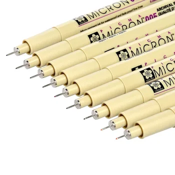 0.2 mm-1 mm Sakura Skitse Farver Micron Pen Superior-Markører Pen Sæt Fine Liner Pigma Til at Tegne Manga Arkitektoniske Kunst Forsyninger