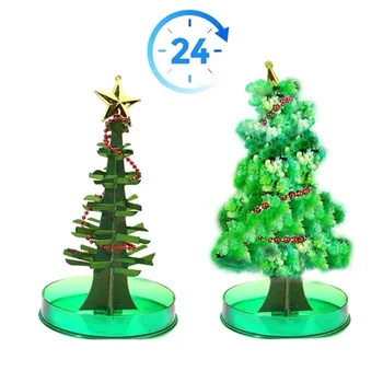 1/2pcs Magic Voksende Jul Papir, Træ hjem værelses desktop dekoration håndværk Blomstrende Træer til Papir Børn DIY Drop Shipping