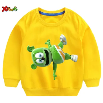 Kids hættetrøjer sweatshirts toddler Baby tøj Drenge Piger Gummy Bears Print Casual t-shirt foråret Toppe, t-shirt børn Pullover