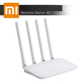 Original Xiaomi Mi WIFI Router 4C 64 RAM 300Mbps 2,4 G 802.11 B/g/n 4 Antenner Band Wireless Routere WiFi Repeater APP Control
