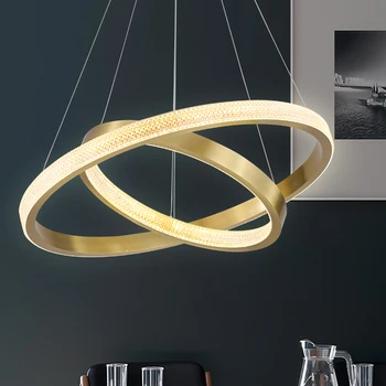 Nordisk LED Loft Guld Moderne Minimalistisk Lampe Soveværelse Loft Lys Personlig Stue Lys Armatur Loft Lampe
