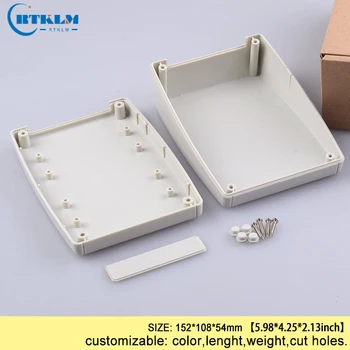 Lille plastik kasse for elektronisk diy projekt box desktop kabinet junction box boliger produkt diy instrument tilfælde 152*108*54mm