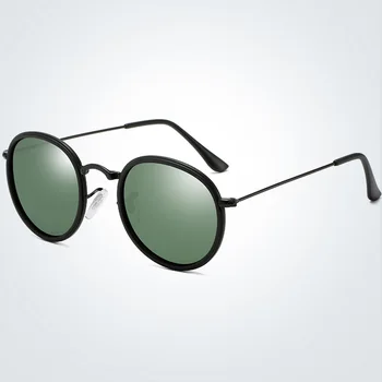 Brand Design Polariserede Solbriller Mænd Runde Solbrille Klassisk, Kørsel Sol Briller Vintage Kvinder UV400 Nuancer gafas de sol