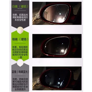 For Changan CS15 CS35 CS95 Bil Side Udsigt til Døren på vid-vinkel bakspejlet Blå Glas Med Base Opvarmet 2stk
