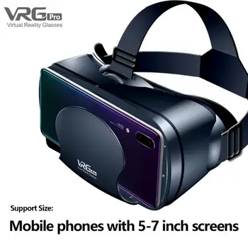 Ny Mode VRG Pro 3D VR Briller Virtual Reality Fuld Skærm Visuelle Vidvinkel VR Briller For 5 Til 7 Tommer Smartphone-Enheder