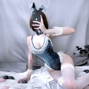 Undertøj Japan Catwoman Cosplay Sexet Erotisk Passer Mærkelige Animationsfilm Tøj Stuepige Bunny Girl Senpai Kostumer Sød Babydoll Nicky