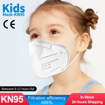 10-100Pcs FFP2 Kid Masker KN95 Børns Masker Genanvendelige Beskyttende ansigtsmaske maskemasque 95% Filtrering Mascarillas sp2 tapaboca