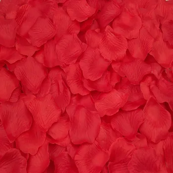 Rosenblade Bryllup Dekoration Brude Blomster Kronblade 1000piece Atificial Polyester