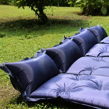 Selvoppustelig Camping Bed+TASKE Oppustelige Pude Camping Mat Liggeunderlag Luft Madras, Pude Bed For Udendørs
