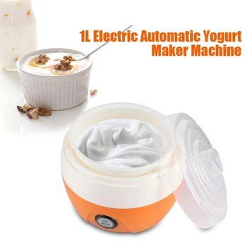 El-automatik Yoghurt Maker Machine Yoghurt Diy Af Plast Beholder Køkken Apparat EU Stik