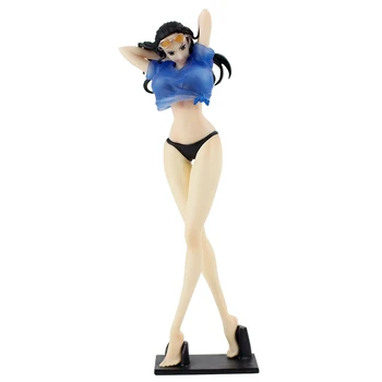 18cm Et Stykke Figur Legetøj Nico Robin Badedragt Tøj Farve Foranderligt Sexet Figur PVC Samling Model Doll